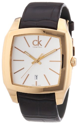 Calvin Klein Herren-Armbanduhr XL Recess Analog Leder K2K21620 von Calvin Klein