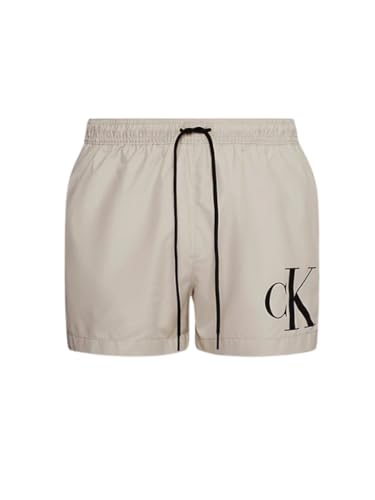 Calvin Klein Herren Badehose Badeshort Short Drawstring Gr. XXXL Beige von Calvin Klein