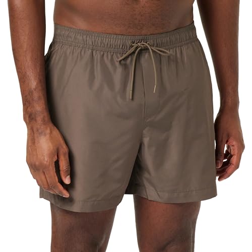 Calvin Klein Herren Badehose Drawstring Medium, Braun (Rustic Copper), M von Calvin Klein