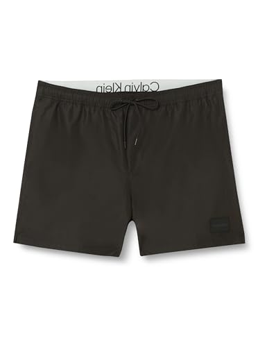 Calvin Klein Herren Badehose Drawstring Medium, Schwarz (Pvh Black), S von Calvin Klein