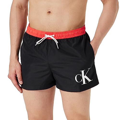 Calvin Klein Herren Badehose Kurz, Schwarz (Pvh Black), 5XL von Calvin Klein