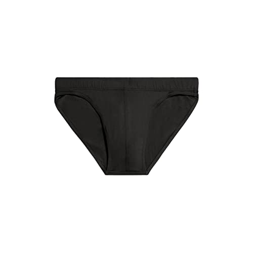 Calvin Klein Herren Badehose Kurz mit Backprint Logo, Schwarz (PVH Black), M von Calvin Klein