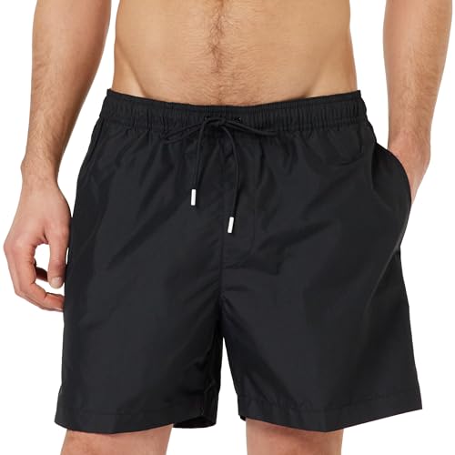 Calvin Klein Herren Badehose Medium Drawstring Lang, Schwarz (Pvh Black), M von Calvin Klein