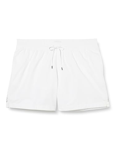 Calvin Klein Herren Badehose Medium Drawstring Lang, Weiß (Pvh Classic White), M von Calvin Klein