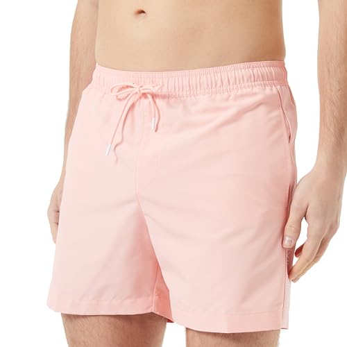 Calvin Klein Herren Badeshorts Medium Drawstring Mittellang, Rosa (Pale Rosette), XXL von Calvin Klein