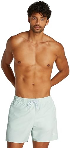 Calvin Klein Herren Badehose Medium Drawstring mit Logo, Grau (Moonlight Jade), M von Calvin Klein
