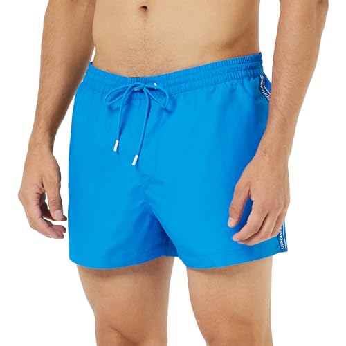 Calvin Klein Herren Badeshorts Short Drawstring Kurz, Weiß (Nimbus Cloud), M von Calvin Klein