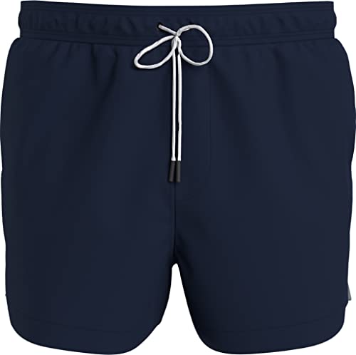 Calvin Klein Herren Badehose Short Drawstring Lang, Blau (Navy Iris), L von Calvin Klein