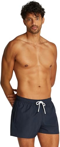 Calvin Klein Herren Badehose Short Drawstring mit Tunnelzug, Blau (Dark Sapphire), L von Calvin Klein