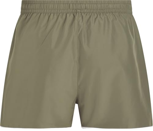Calvin Klein Herren Badehose Short Runner mit Gummizug, Grün (Dusky Green), S von Calvin Klein