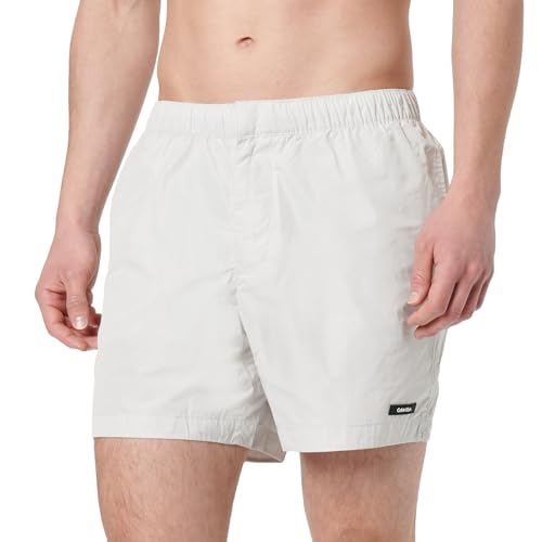 Calvin Klein Herren Badeshorts Casual Tailored mit Gummizug, Beige (Light Cast), M von Calvin Klein