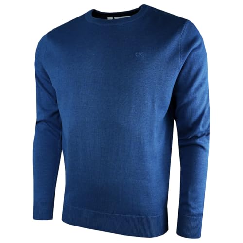Calvin Klein Herren Baumwolle Sweater - Atlantikblau - L von Calvin Klein