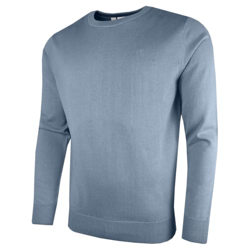 Calvin Klein Herren Baumwolle Sweater - Regenwolke - L von Calvin Klein