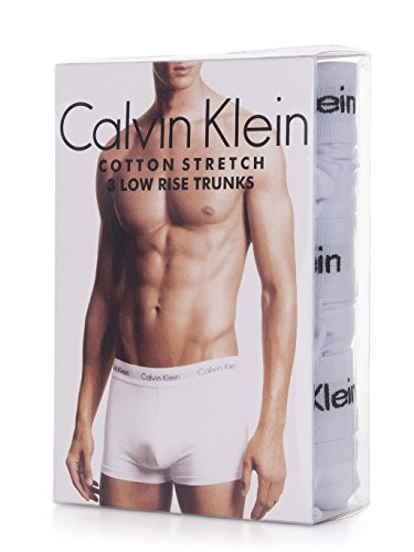 Calvin Klein Herren-Boxershorts, Weiß, 3er-Pack, Größe: L, L von Calvin Klein