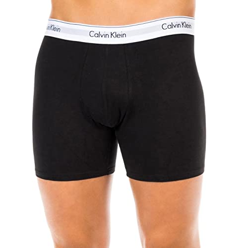 Calvin Klein Herren Boxershorts 2P BOXER BRIEF, Gr. Large, Schwarz (BLACK 001) von Calvin Klein Jeans