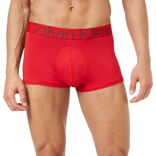 Calvin Klein Herren Boxershorts Low Rise Trunk Stretch, Rot (Rouge), XS von Calvin Klein