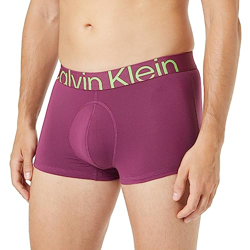 Calvin Klein Herren Boxershorts Low Rise Trunk Stretch, Violett (Amaranth), XS von Calvin Klein