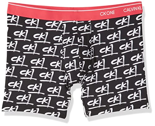Calvin Klein Herren 000NB2226A Boxer Briefs, Schwarz (Painted Logo Print_Black), M von Calvin Klein Jeans