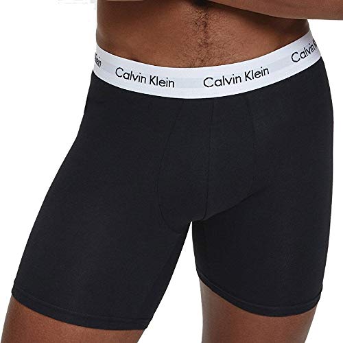 Calvin Klein Herren 3er Pack Boxer Briefs Baumwolle mit Stretch, Mehrfarbig (Black/White/Grey Heather), M von Calvin Klein