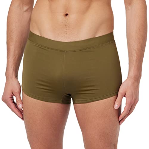 Calvin Klein Herren Boxershorts Trunk mit Stretch, Grün (Brown Olive), L von Calvin Klein