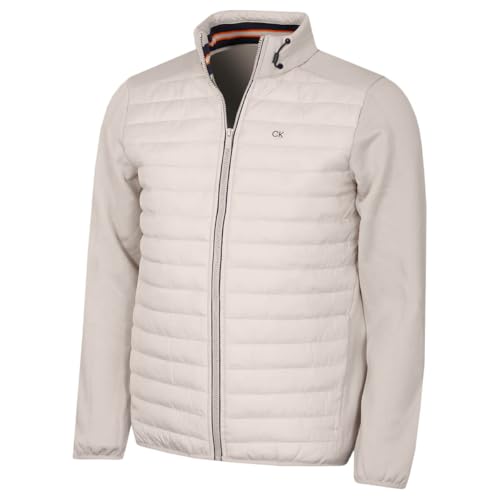 Calvin Klein Herren CK Insulate Jacke - Pergament - M von Calvin Klein