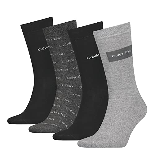 Calvin Klein Herren CLSSC Sock, Black Combo, ONE Size (4er Pack) von Calvin Klein