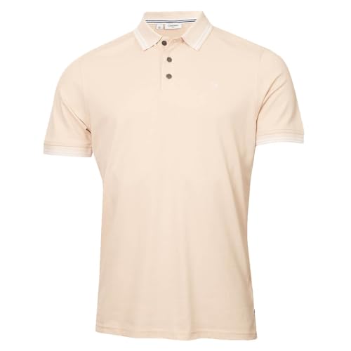 Calvin Klein Herren Campus 3 Knopf-Polo-Hemd - Steingekippt - XXXL von Calvin Klein