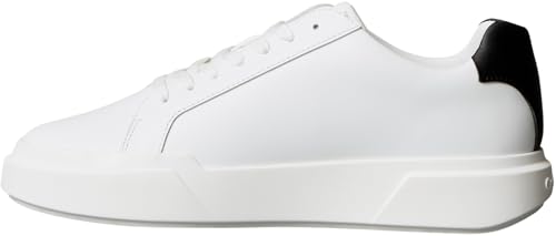 Calvin Klein Herren Cupsole Sneaker Chunky Laceup aus Leder, Weiß (Bright White/Black), 40 von Calvin Klein