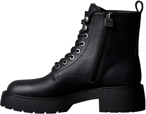 Calvin Klein Herren Cupsole Sneaker Chunky Laceup aus Leder, Weiß (Triple Bright White), 43 von Calvin Klein