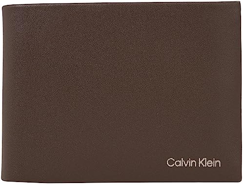 Calvin Klein Ck Concise Trifold 10Cc W/Coin L Geldbörsen, Herren, Schwarz (Java), Os von Calvin Klein