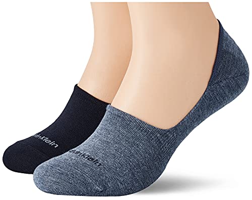 Calvin Klein Herren Ck Women Liner 2p Sparkle Stripe Alice Socks, denim combo, 43/46 von Calvin Klein