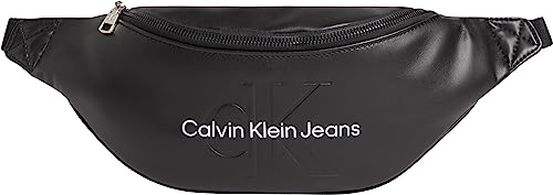 Calvin Klein Jeans Herren Bauchtasche Monogram Soft Klein, Schwarz (Black), Onesize von Calvin Klein