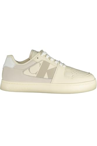 Calvin Klein Herren Classic Cupsole NBS Sneaker, Creamy White/Eggshell/Bright White, 43 EU von Calvin Klein