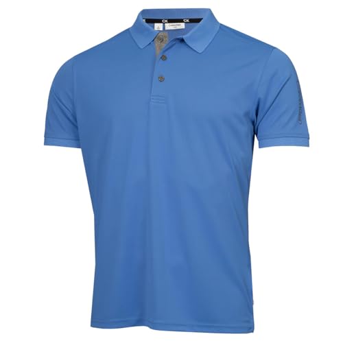 Calvin Klein Herren Club Golf leichtes Poloshirt - Meerblau - XL von Calvin Klein