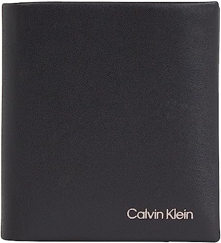 Calvin Klein Herren Concise Trifold 6CC W/Coin K50K510593 Geldbörsen, Schwarz (Ck Black) von Calvin Klein