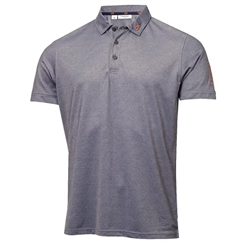 Calvin Klein Herren Concord nachhaltige Golfpolo Hemd - Marine Marl - M von Calvin Klein