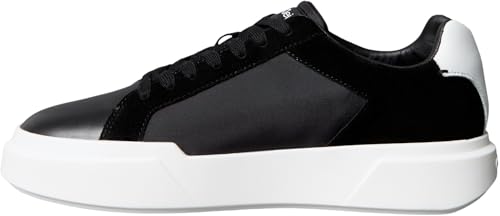 Calvin Klein Herren Cupsole Sneaker Chunky Laceup Dicke Sohle, Schwarz (Black/Bright White), 42 von Calvin Klein