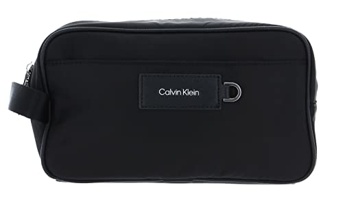 Calvin Klein Herren Elevated WASHBAG K50K509968 Andere SLG (kleine Lederwaren), Schwarz (Ck Black) von Calvin Klein