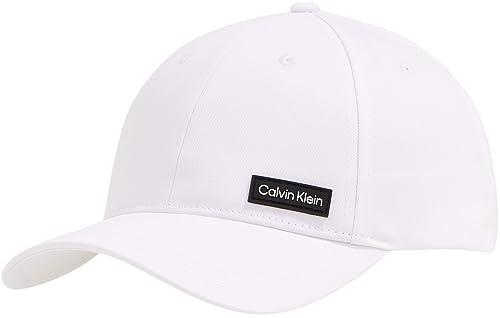 Calvin Klein Herren Cap Basecap, Weiß (Bright White), Onesize von Calvin Klein