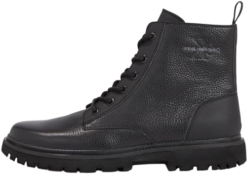 Calvin Klein Herren Eva Mid Schnürschuh Mittelhoher Stiefel, 3 x Schwarz, 45 EU von Calvin Klein Jeans