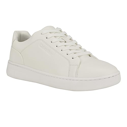 Calvin Klein Herren Falconi Sneaker, Weiss/opulenter Garten, 44 EU von Calvin Klein