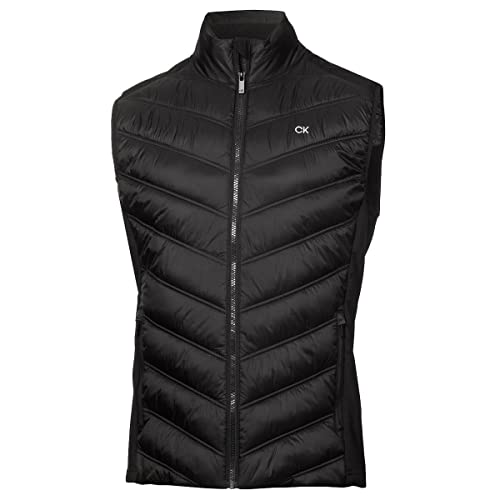 Calvin Klein Herren Frontera Feuchtigkeit Dochte golf Gilet - Schwarz - L von Calvin Klein