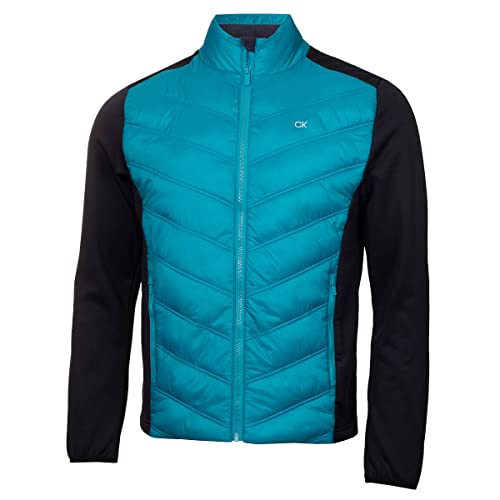 Calvin Klein Herren Frontera Isolierte Hybridgolfjacke - Caribbean - M von Calvin Klein