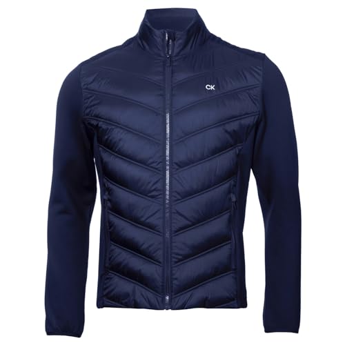 Calvin Klein Herren Frontera Isolierte Hybridgolfjacke - Marine - M von Calvin Klein