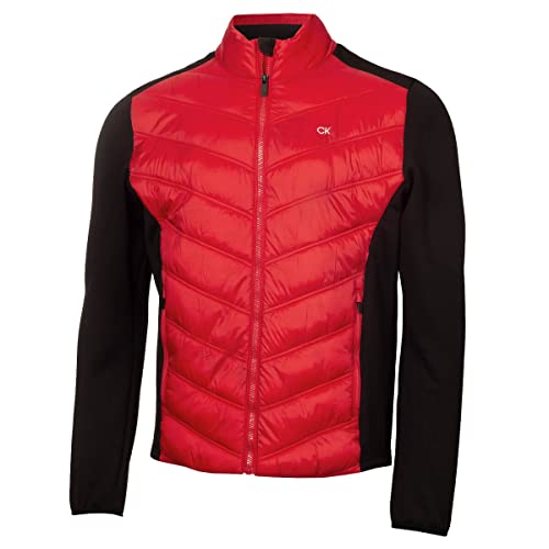 Calvin Klein Herren Frontera Isolierte Hybridgolfjacke - Rot - L von Calvin Klein