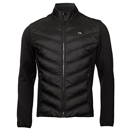 Calvin Klein Herren Frontera Isolierte Hybridgolfjacke - Schwarz - XL von Calvin Klein