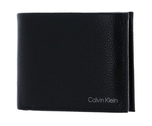 Calvin Klein Herren Geldbeutel Warmth Trifold Klein, Schwarz (Ck Black), Einheitsgröße von Calvin Klein