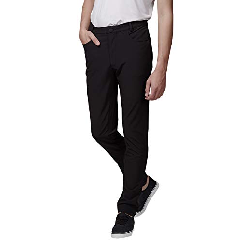 Calvin Klein Herren-Genie 4-Wege-Stretch-Hose - Schwarz - 38L von Calvin Klein