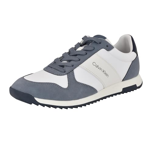 Calvin Klein Herren Granit Sneaker, Light Blue/White 450, 43 EU von Calvin Klein