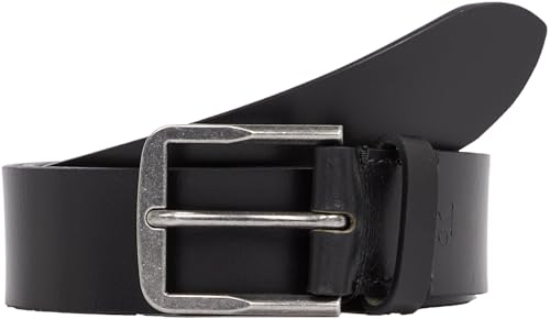 Calvin Klein Herren Gürtel Classic Casual Belt aus Leder, Schwarz (Black), 125 cm von Calvin Klein